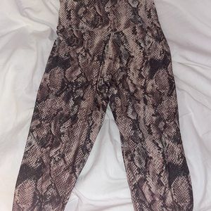 OFFLINE CROSSOVER SNAKESKIN LEGGINGS